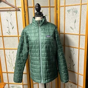 Patagonia Women's Nano Puff Large Pesto